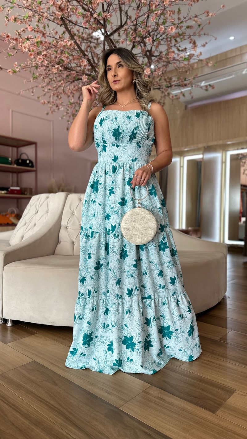 Vestido Longo Alcinha Anélia 