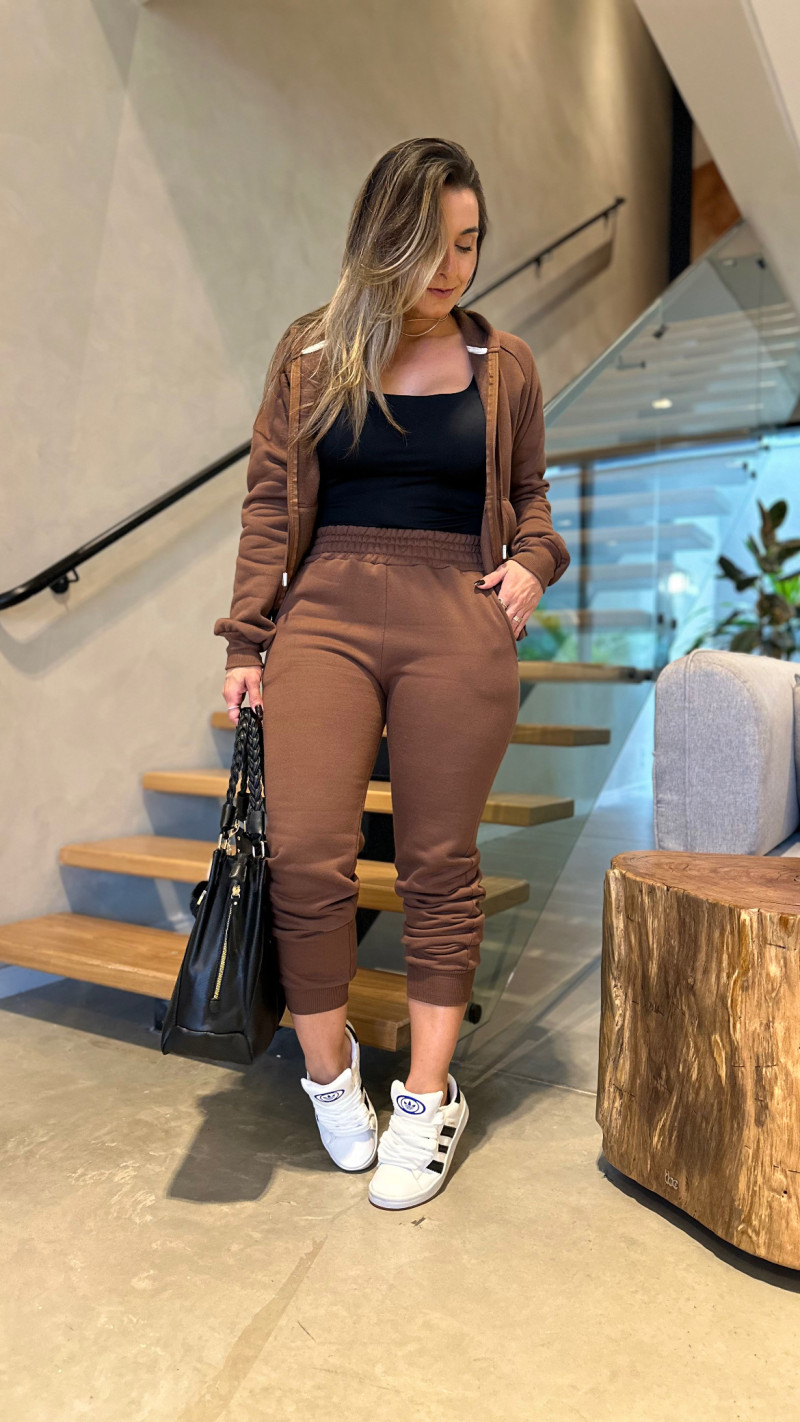 Conjunto Moletom Com Zíper Laura