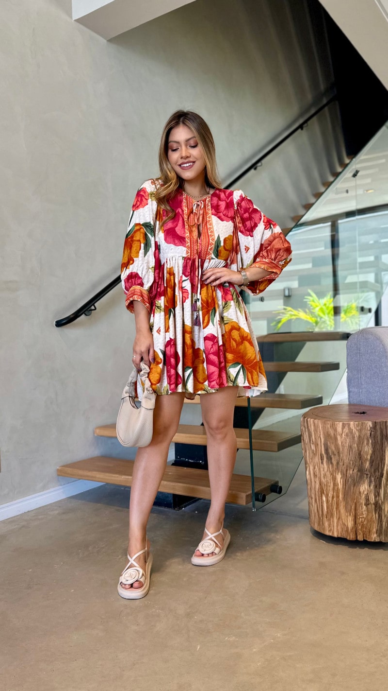 Vestido Curto Boho