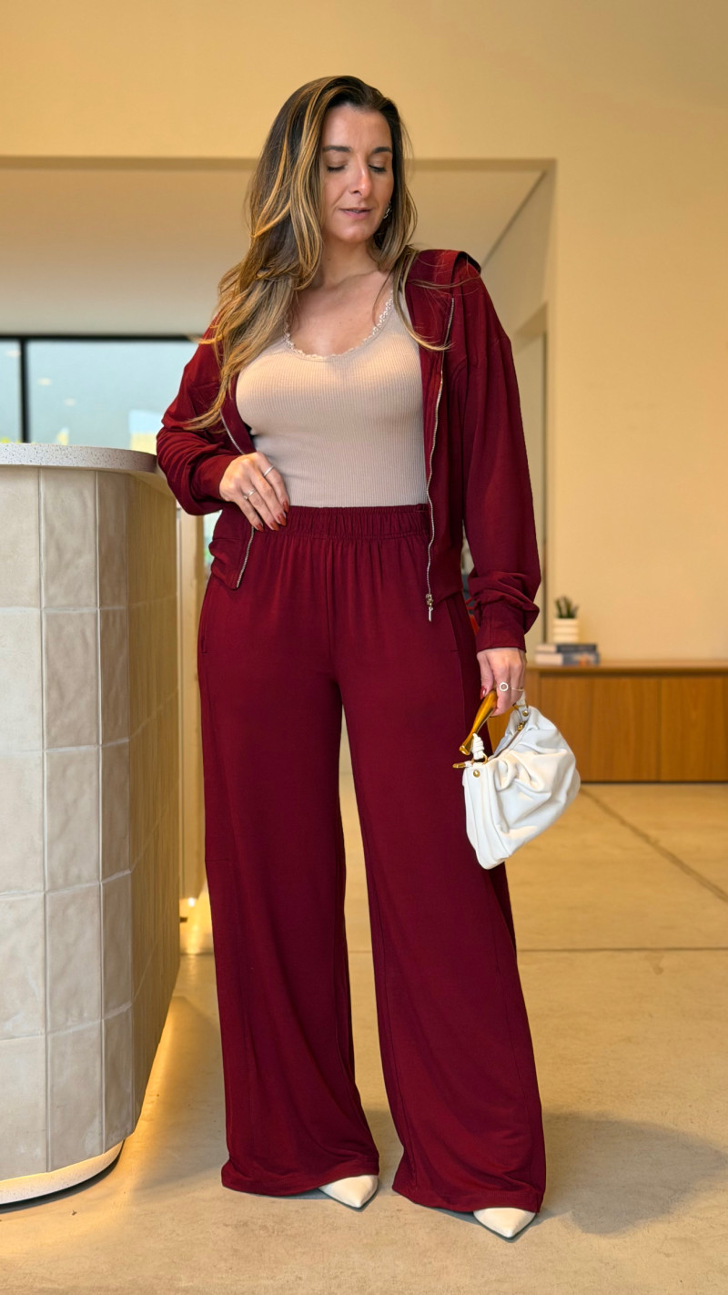 Conjunto Jaqueta E Calça Moletinho Yasmin