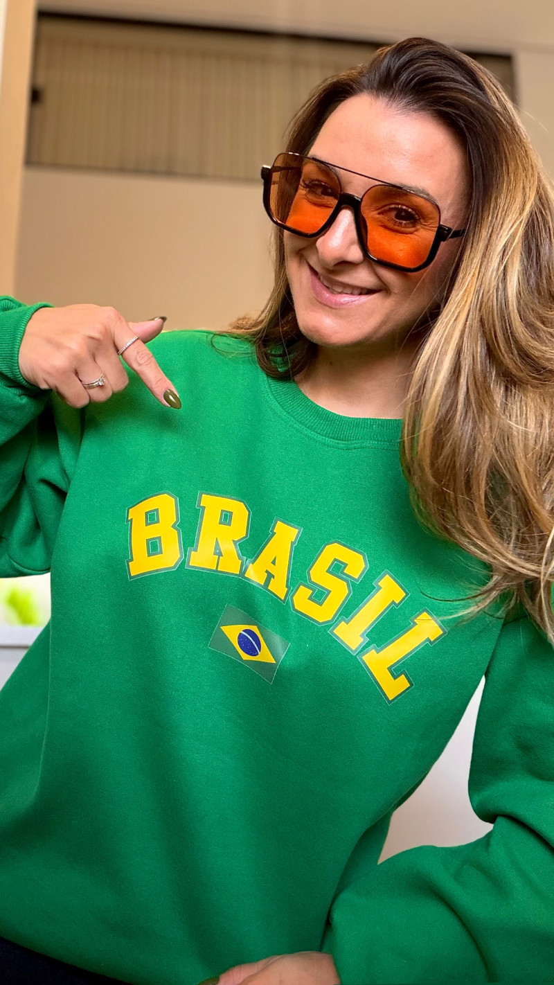 Blusa Moletom Brasil