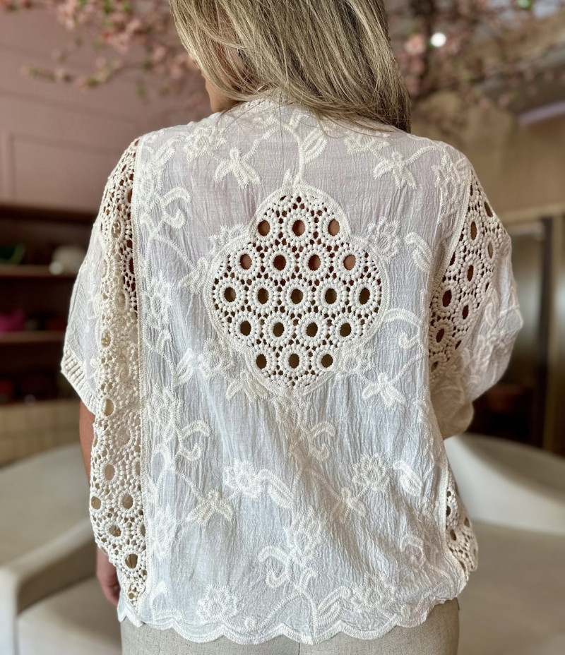 Kimono Bordado Drica