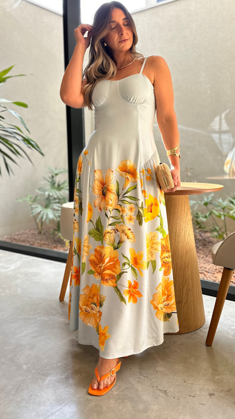 Vestido Midi Alcinha Natália