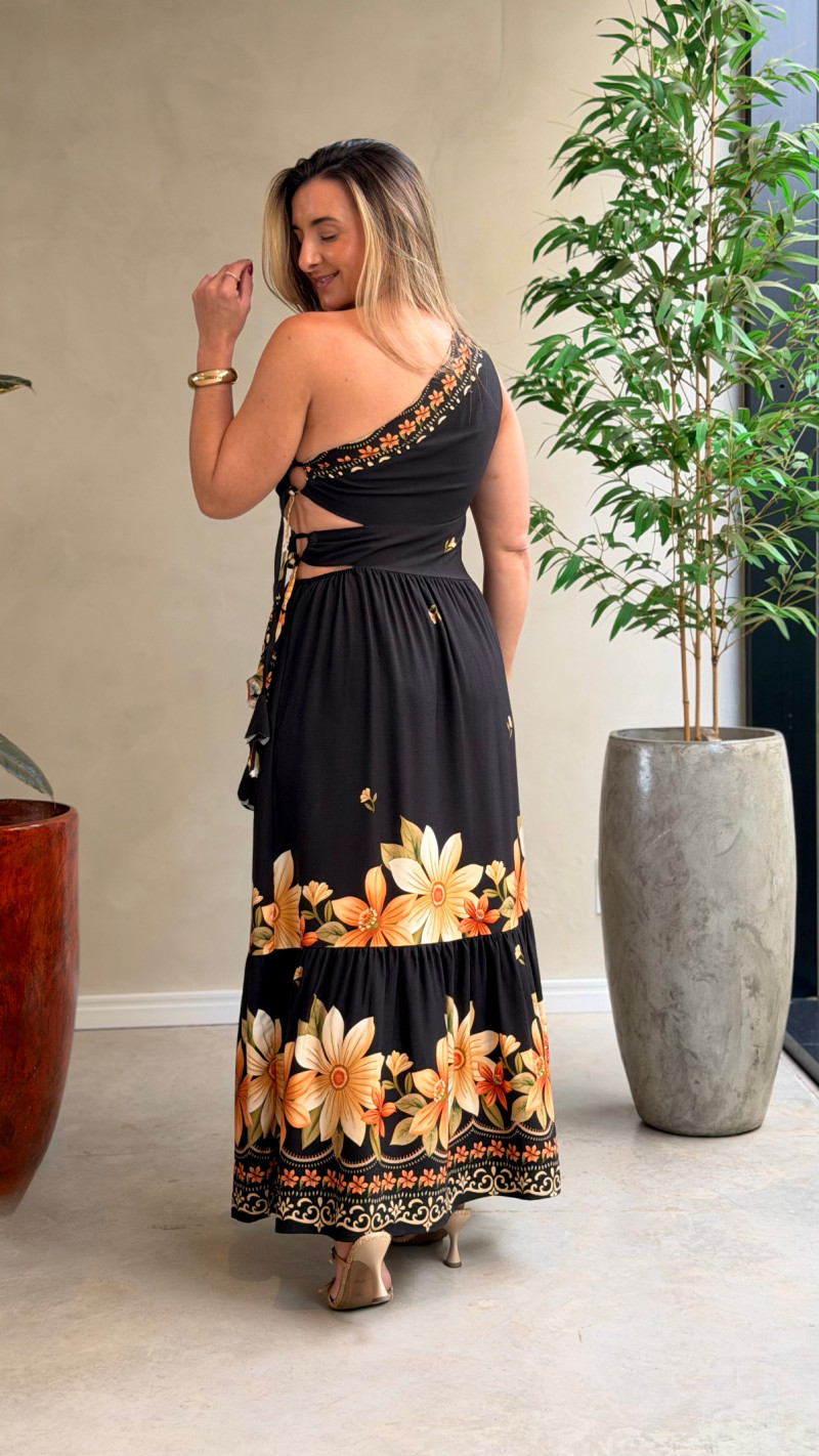 Vestido Longo Nula Manga Kátia