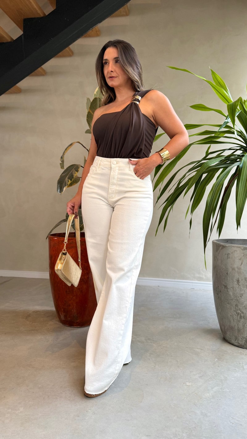 Calça Jeans Wide Leg Jade