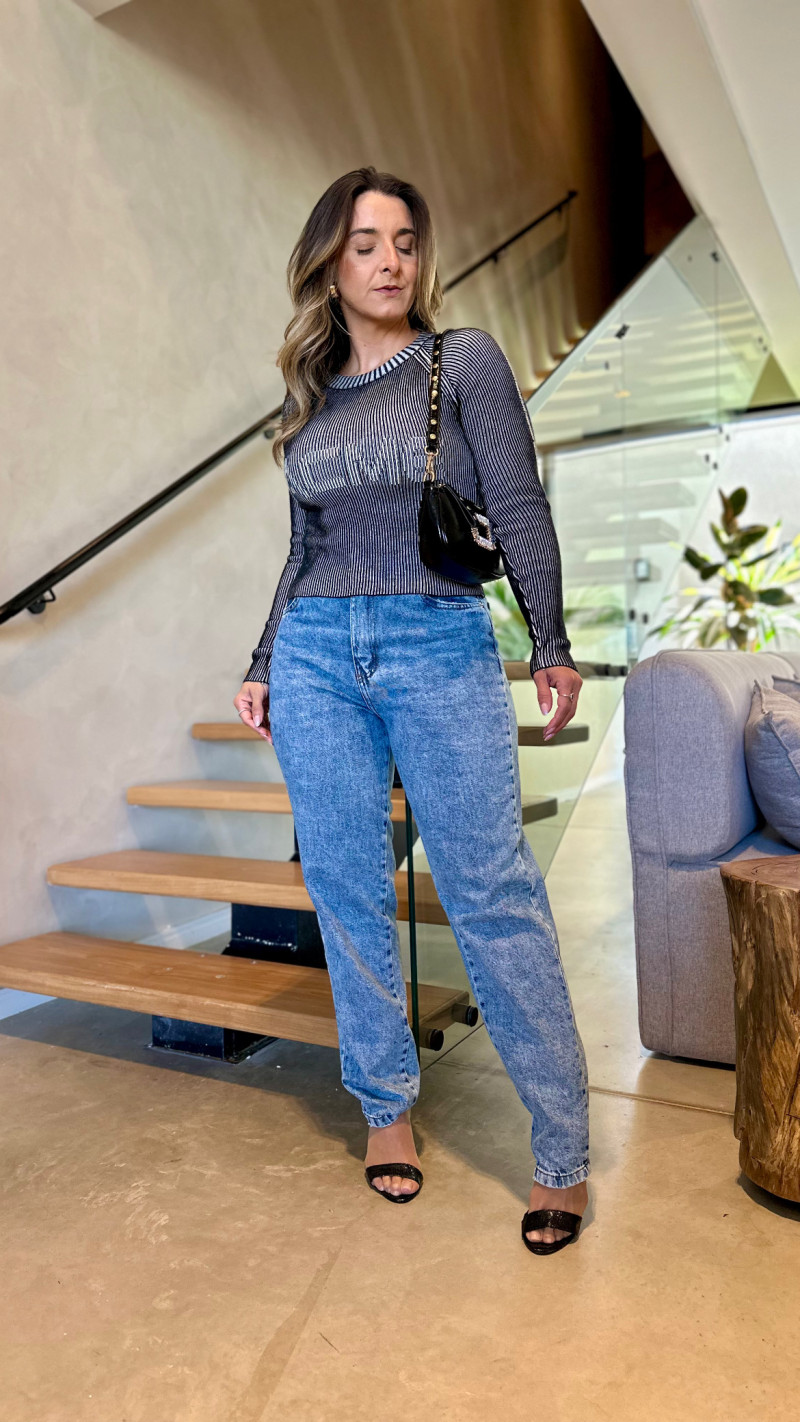Blusa Manga Longa Tricot Camila