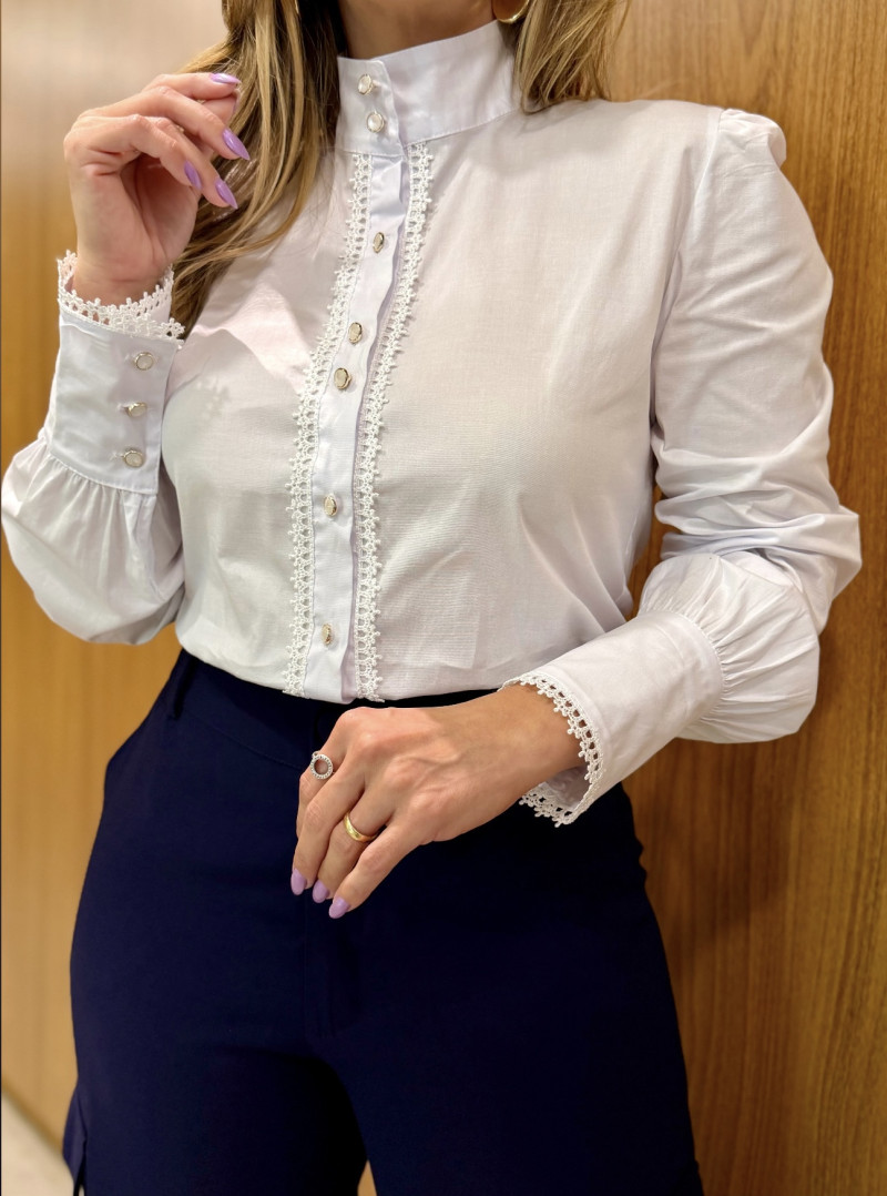 Camisa Tricoline Helen