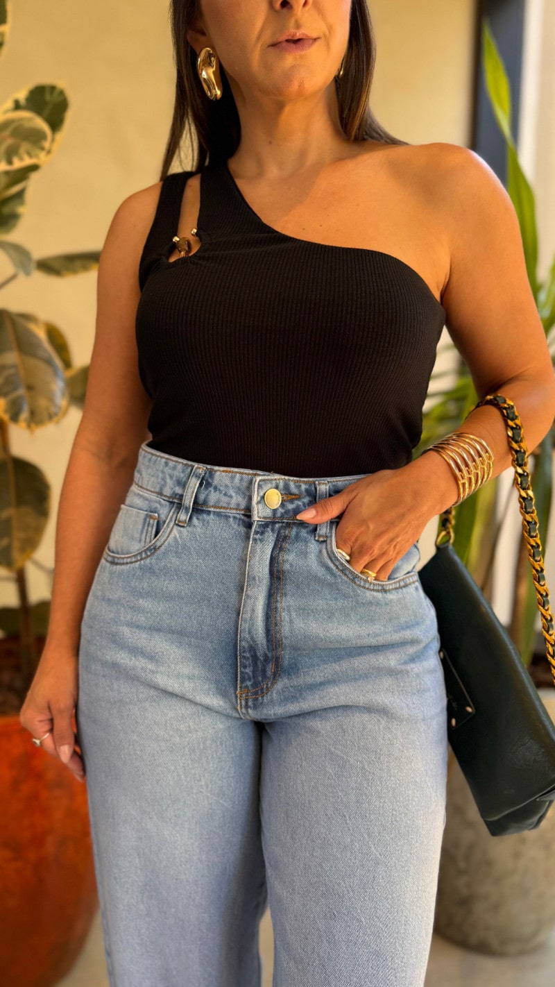 Body Nula Manga Detalhe Emanuelle