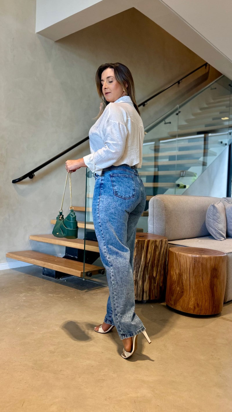 Calça Jeans Mom Lais