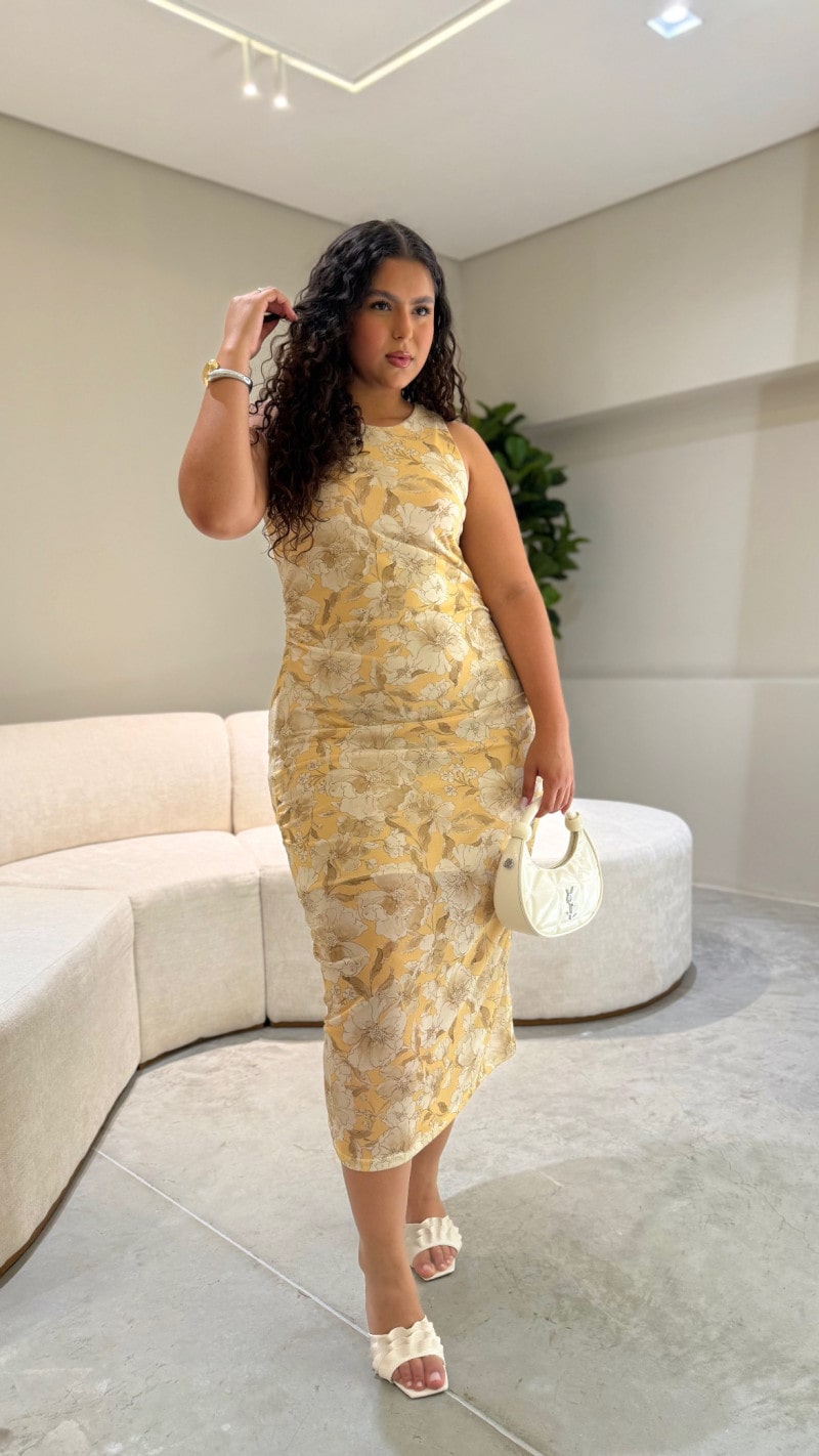 Vestido Midi Tule Deise