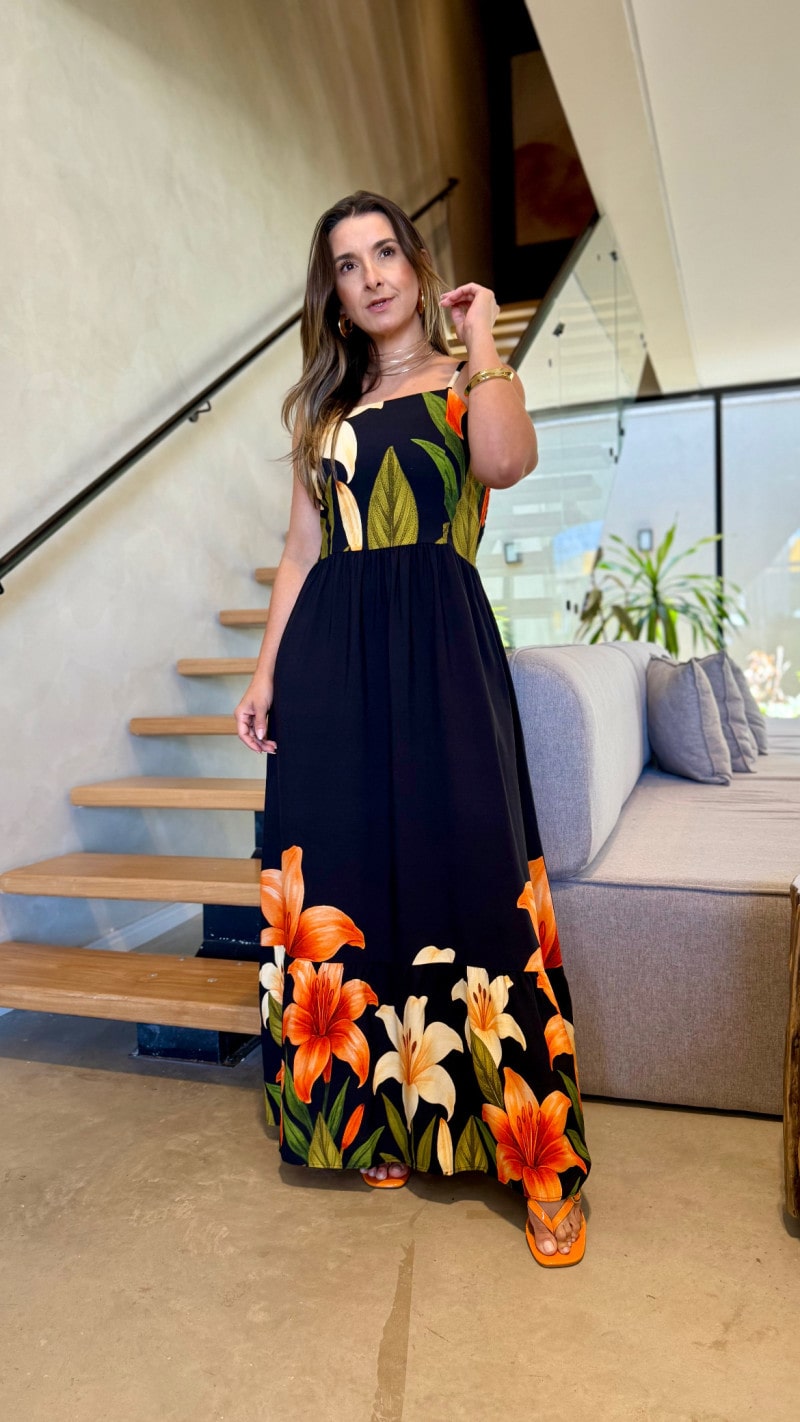 Vestido Longo Alcinha Olivia