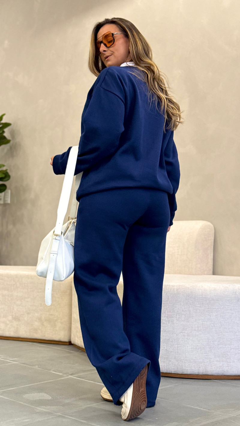 Conjunto Blusa E Calça Moletom Urso