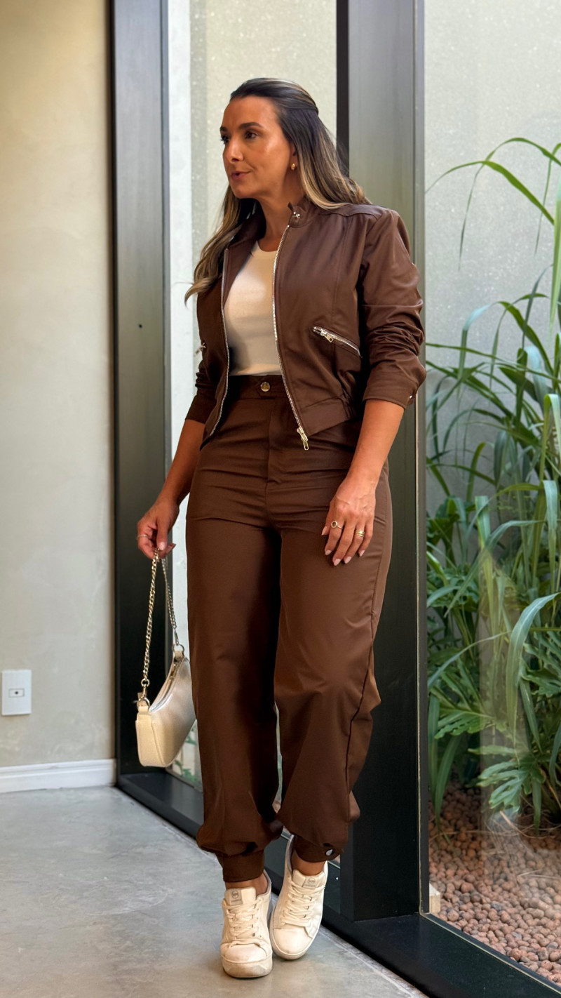 Conjunto Jaqueta E Calça Gabi