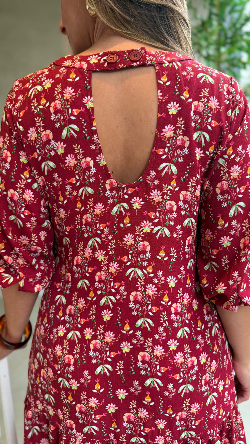 Vestido Manga 3/4 Marília