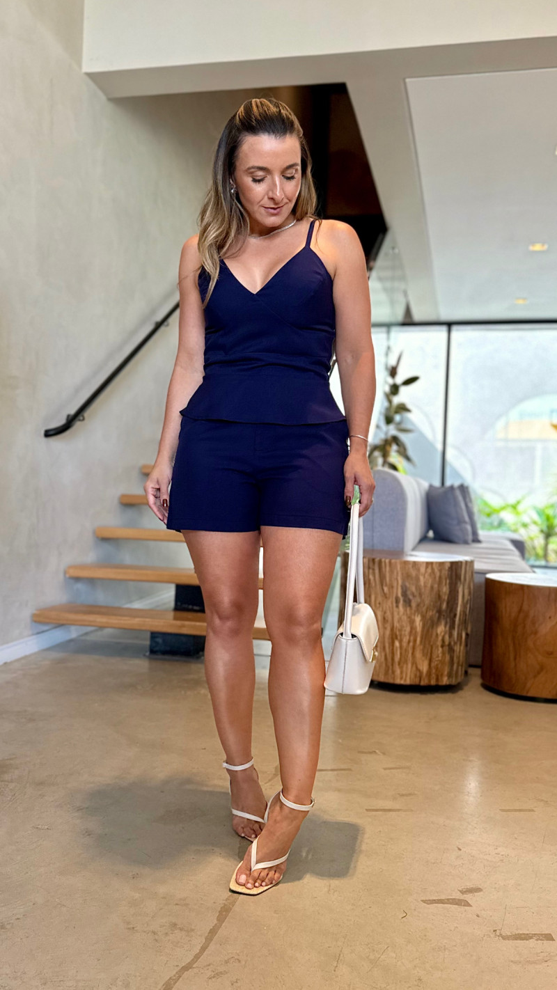 Conjunto Blusa E Short Pamela