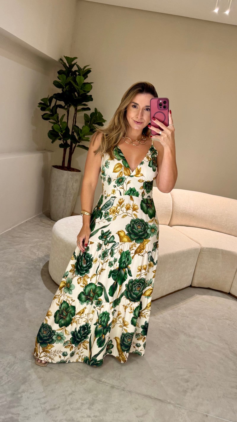 Vestido Longo Alcinha Carol