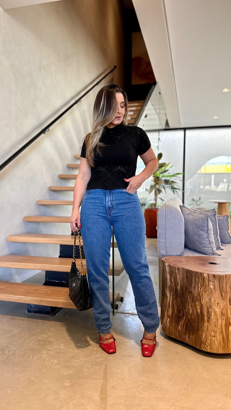 Calça Jeans Mom Valentina