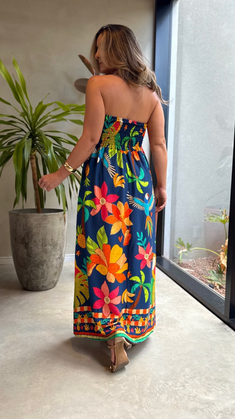 Vestido Midi Tomara Que Caia Babi