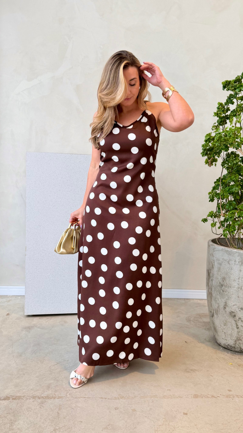 Vestido Poá Ana 
