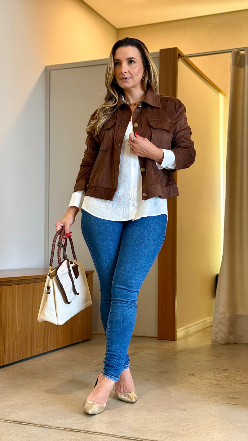 Jaqueta Suede Roberta