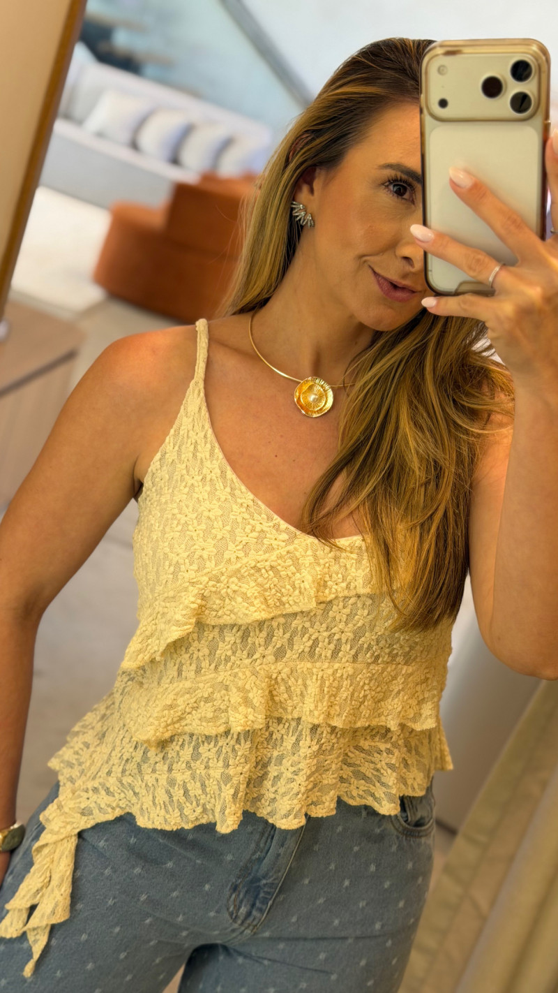 Regata Alcinha Rendada Fer