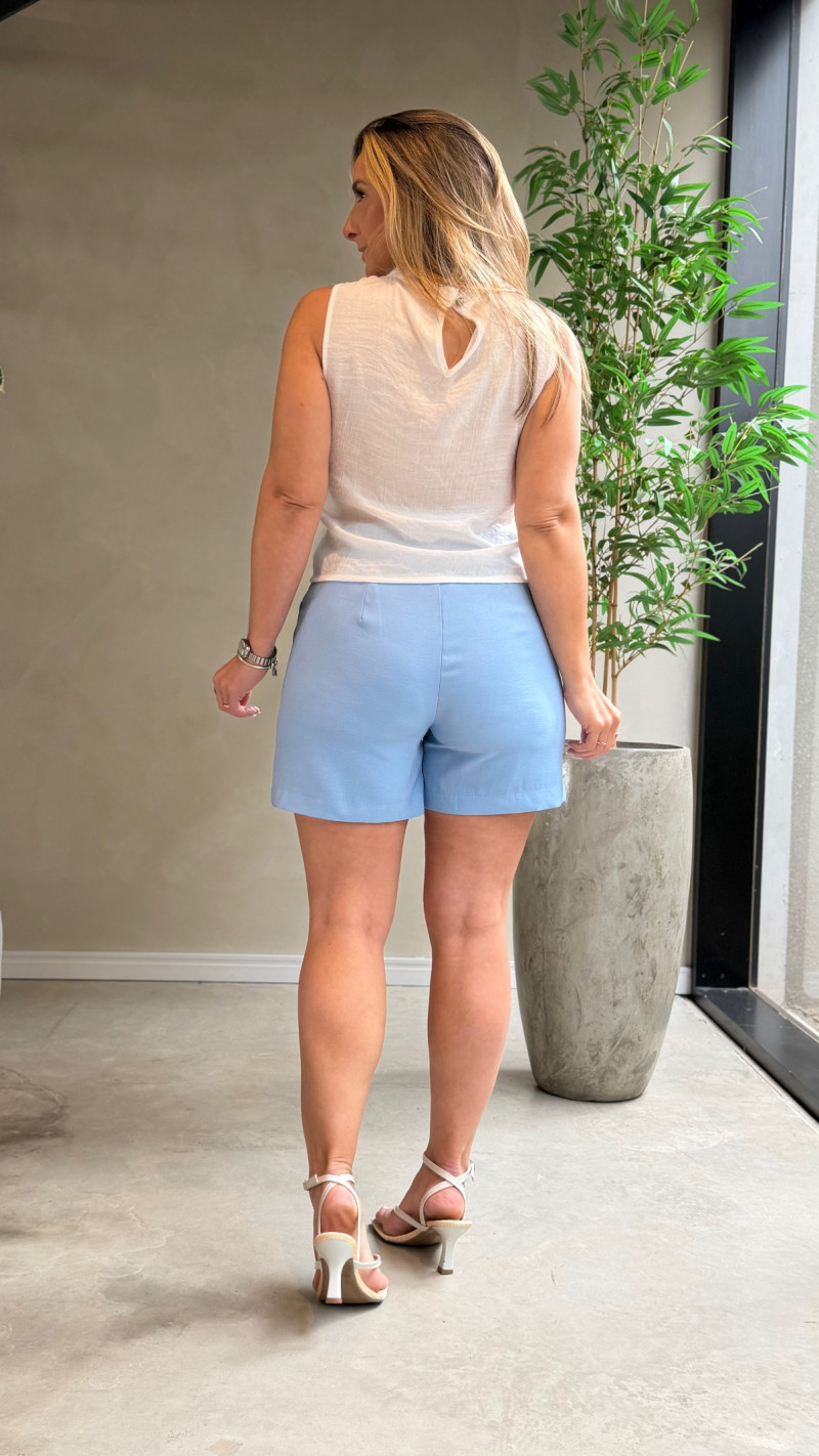 Short Alfaiataria C/ Renda Valéria 
