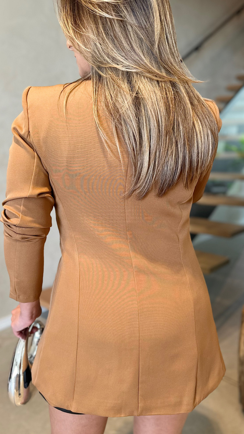 Max Blazer Alfaiataria Com Ombreira