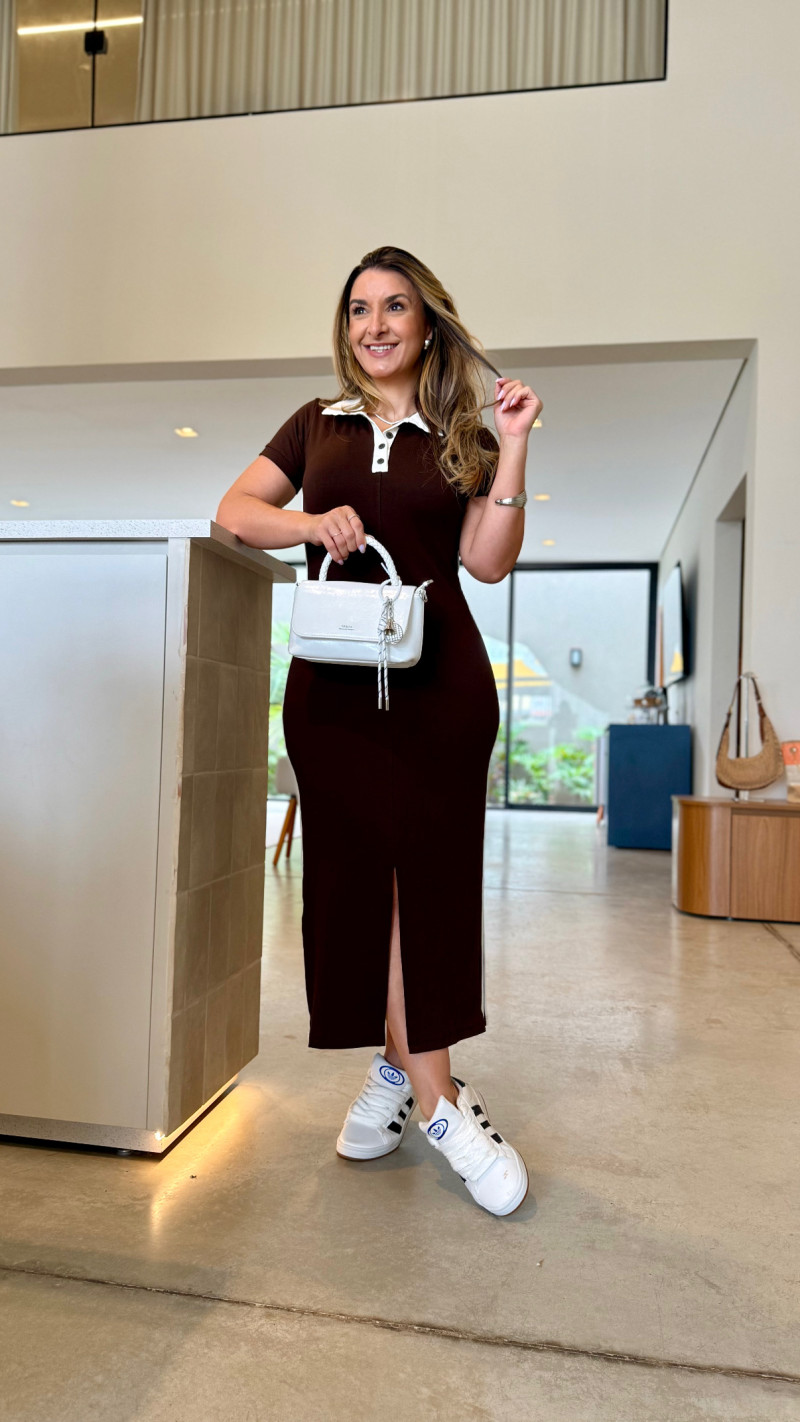 Vestido Midi Moletinho Tamy