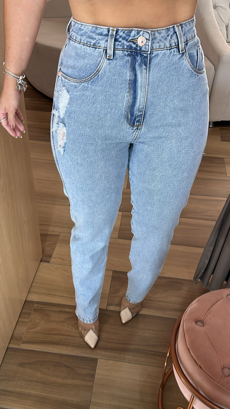 Calça Jeans Mom Lilly