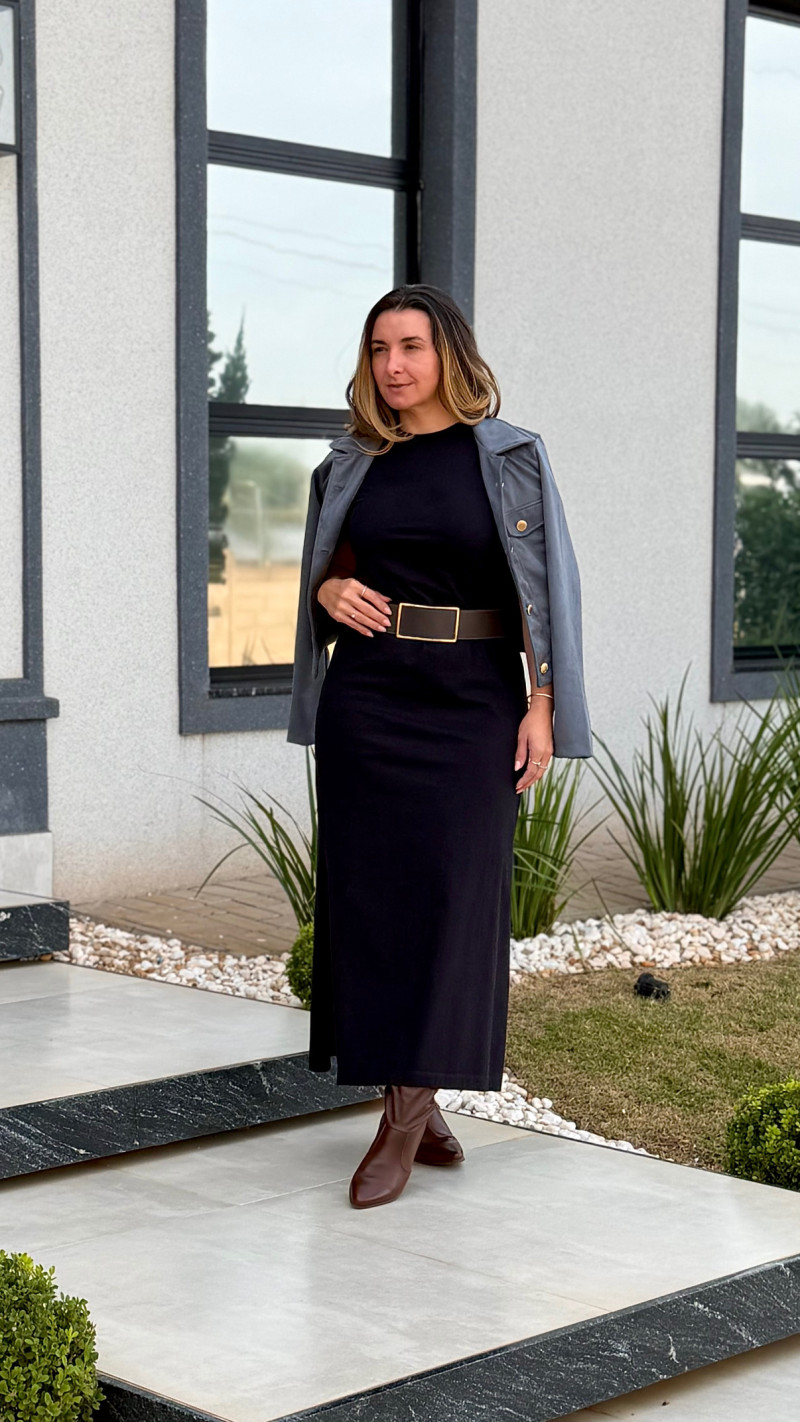 Vestido Longo Malha Menegotti Renata