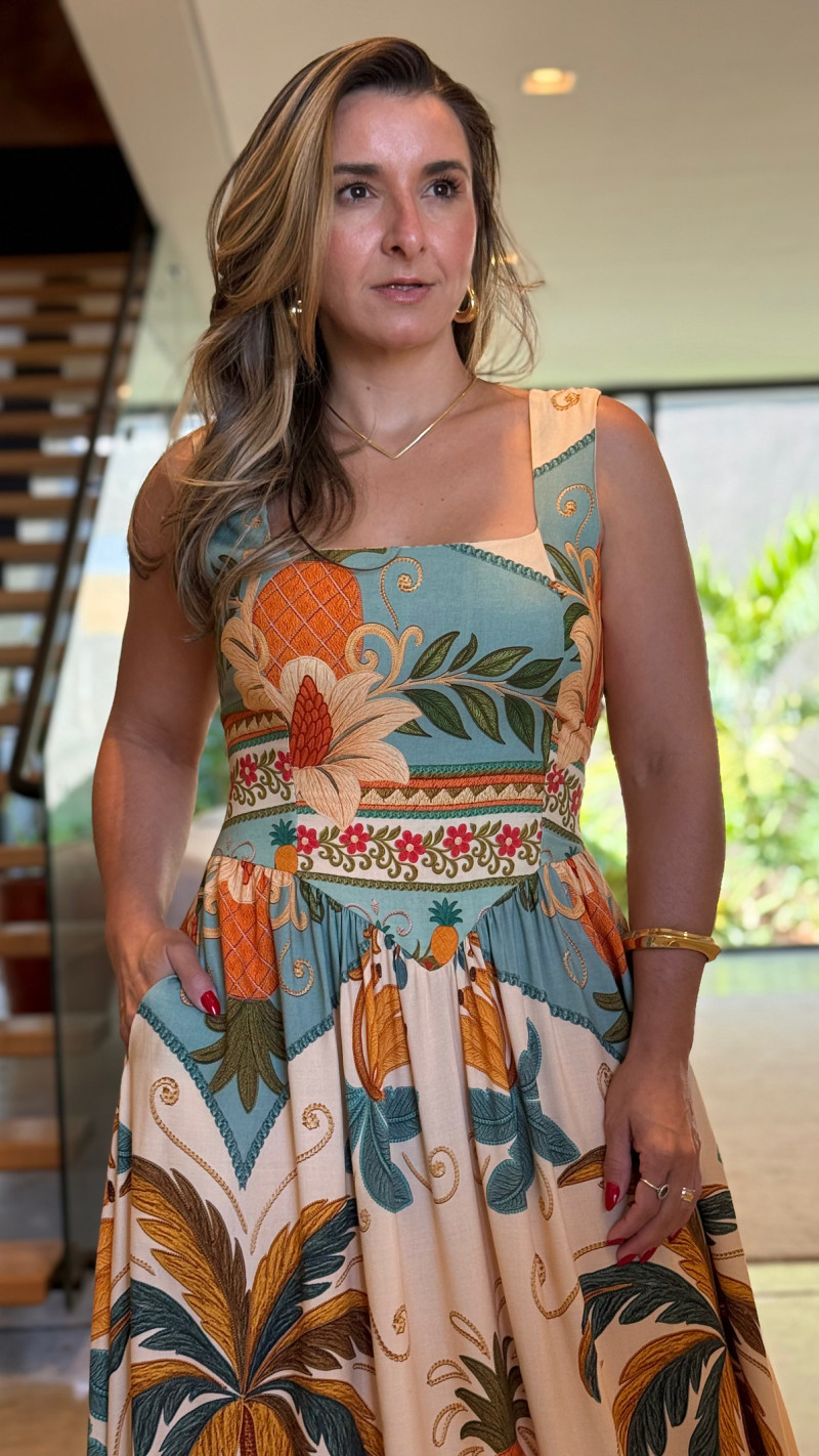 Vestido Alça Longo Joice