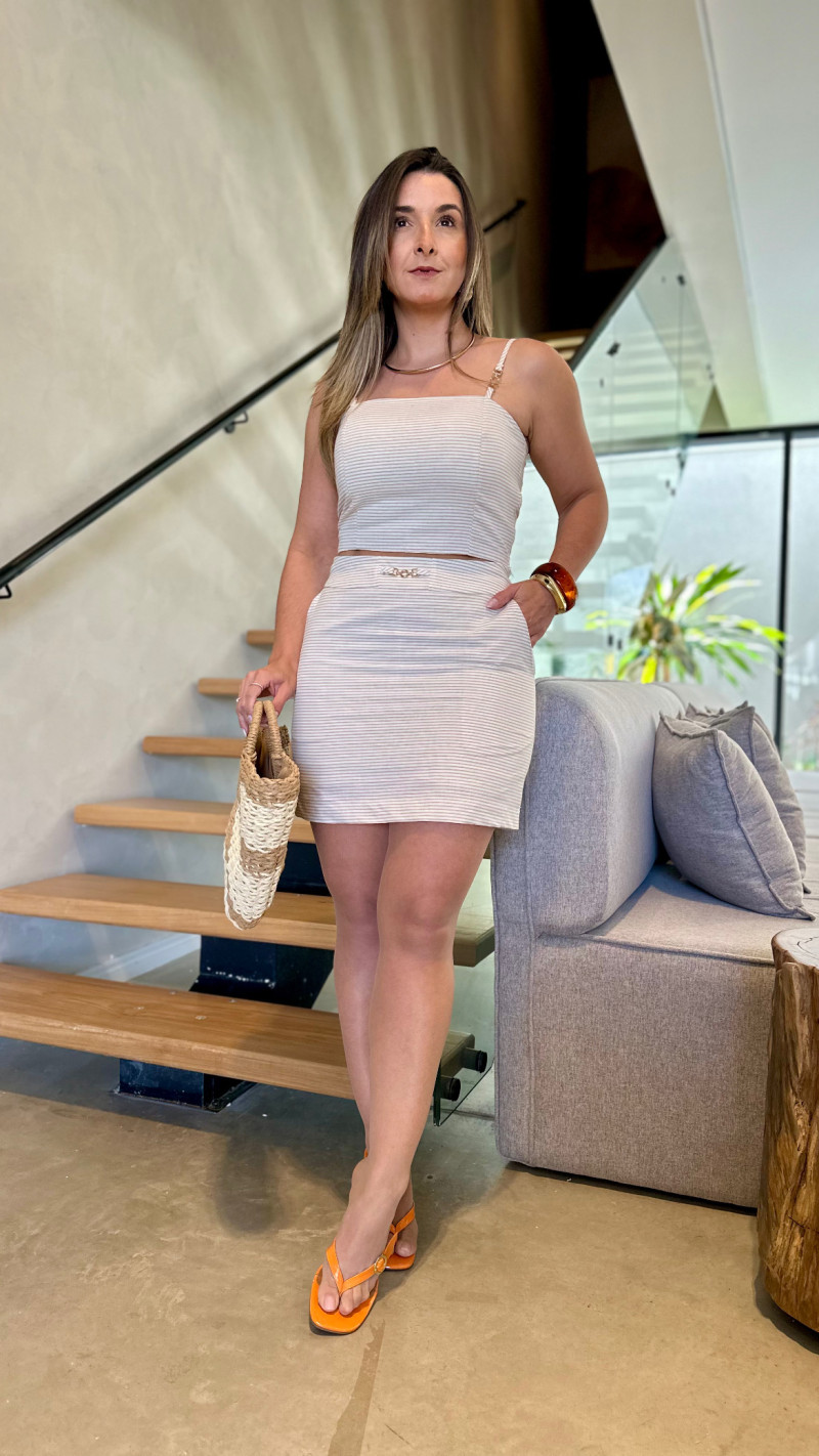 Conjunto Cropped E Shortsaia Lorena