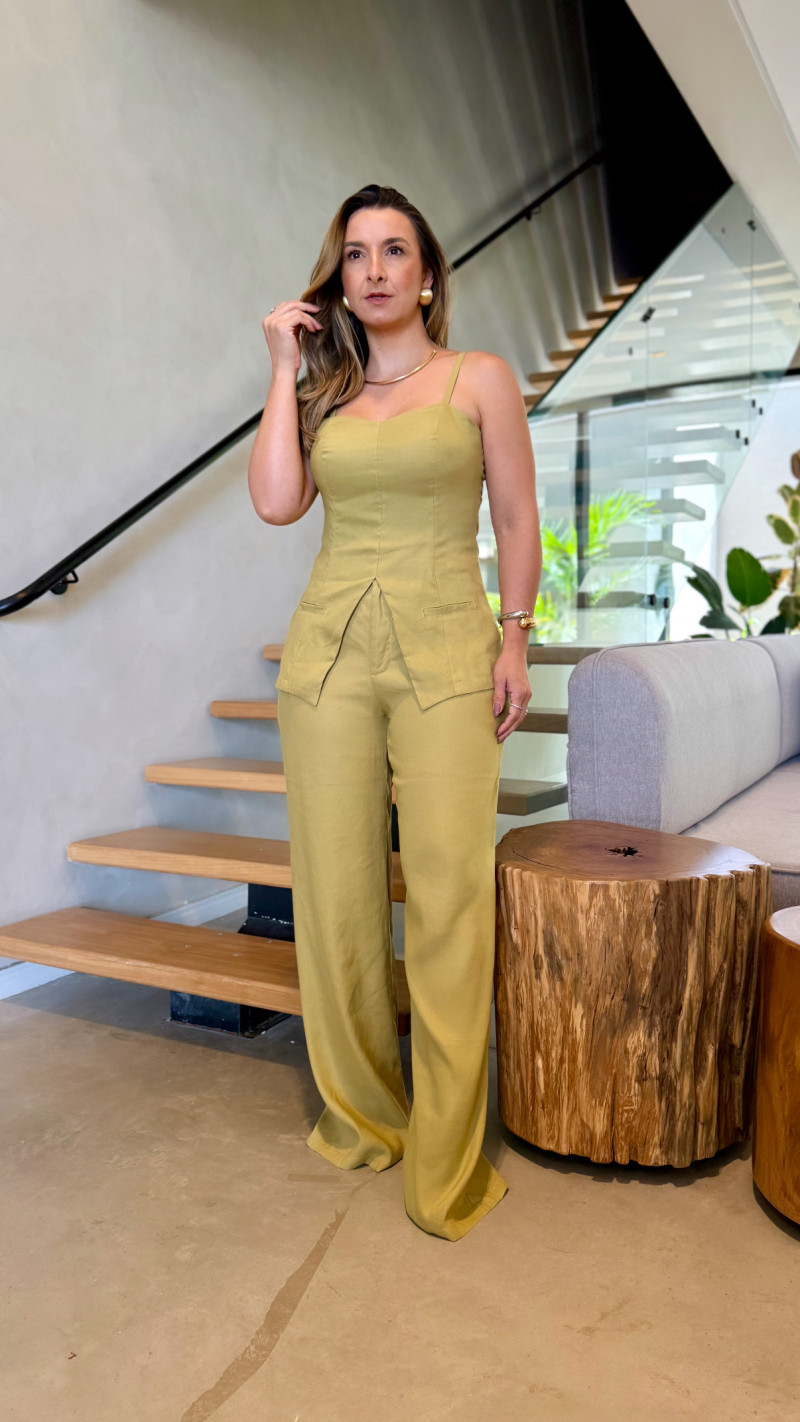 Conjunto Blusa E Calça Eva