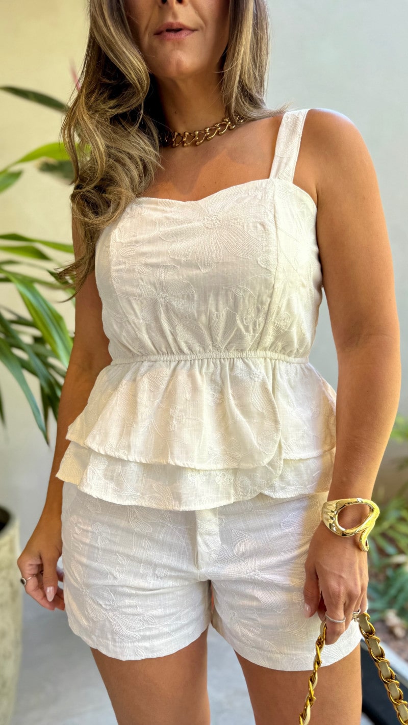 Conjunto Blusa e Short Valentina