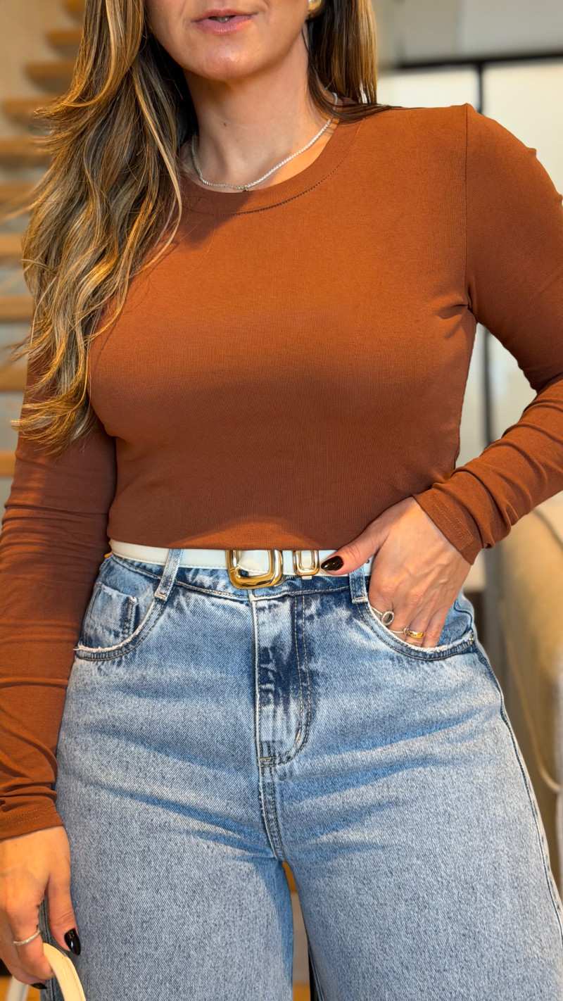 Blusa Manga Longa Stefani
