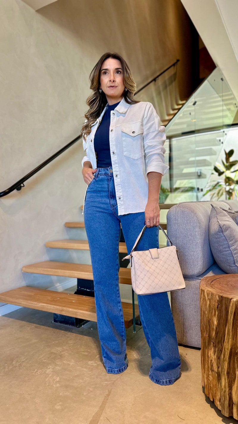 Calça Jeans Reta Isadora
