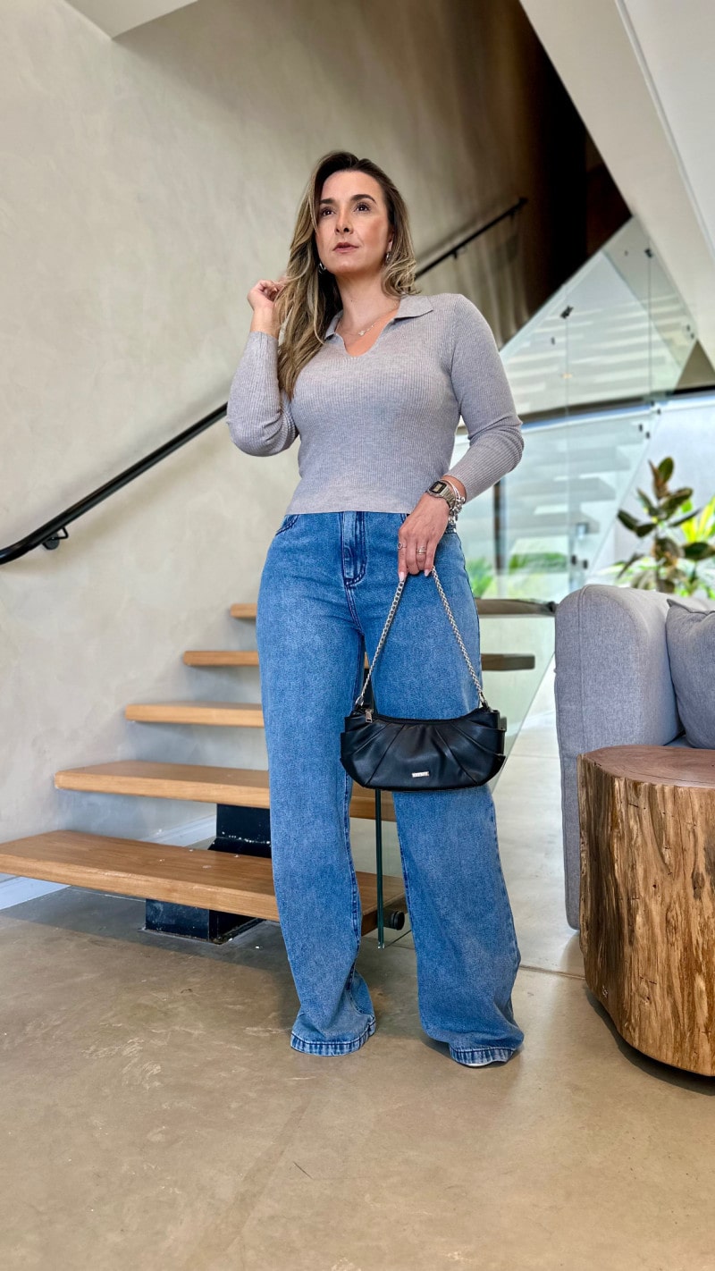 Blusa Manga Longa Modal Bela