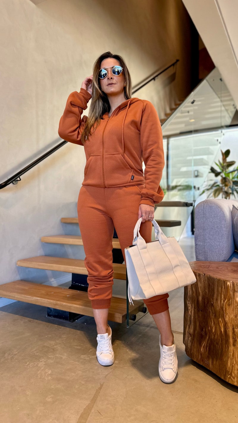 Conjunto Moletom Com Zíper Laura