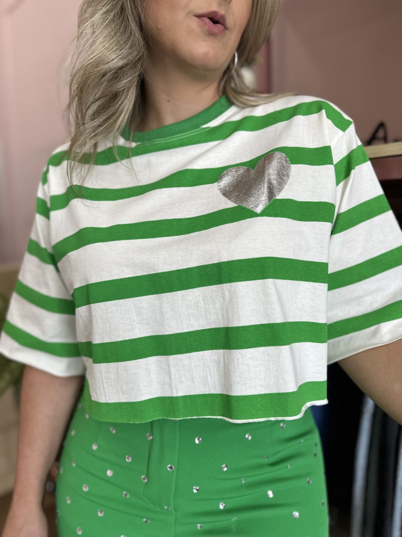 Tee Cropped Heart