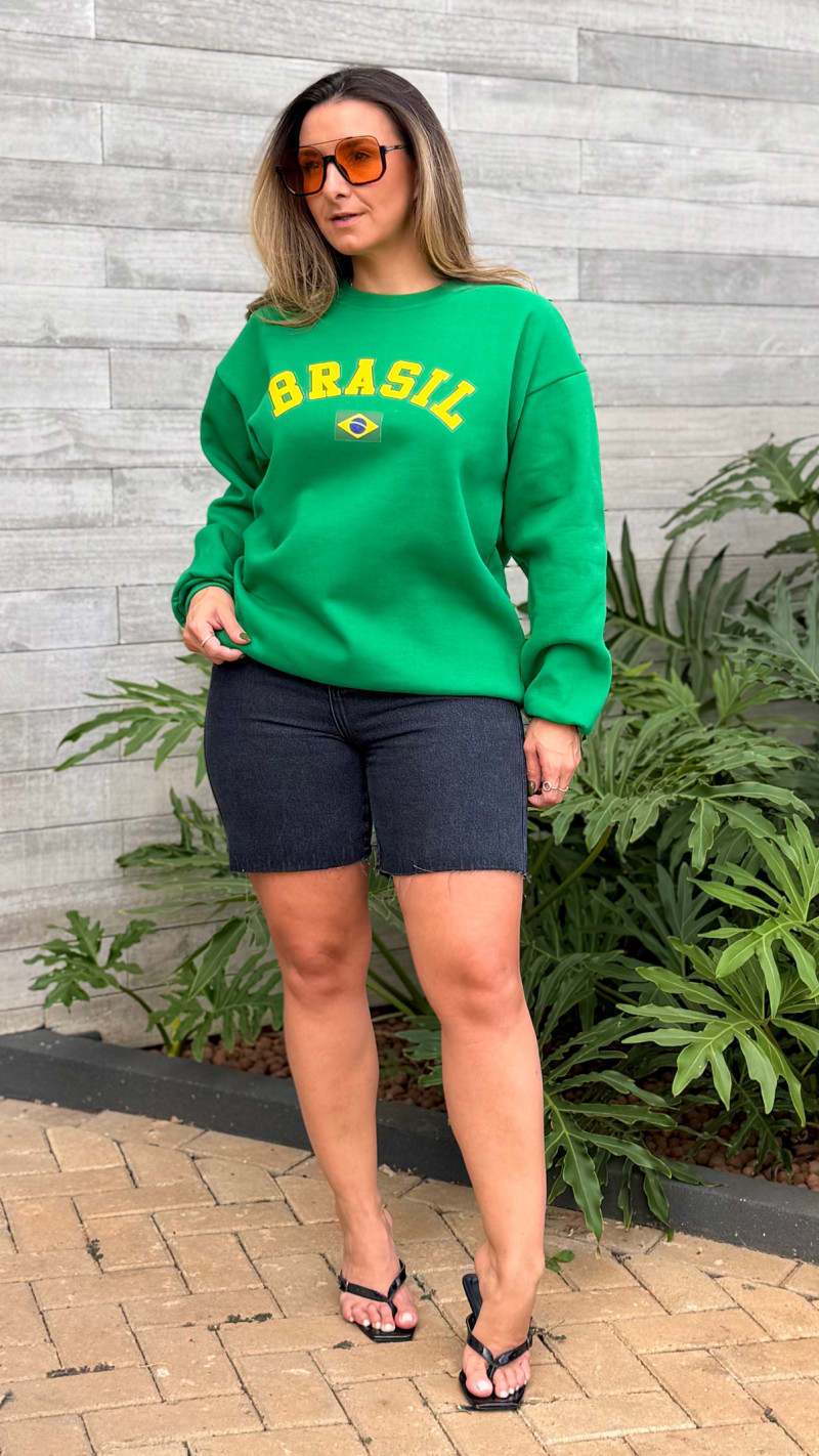 Blusa Moletom Brasil