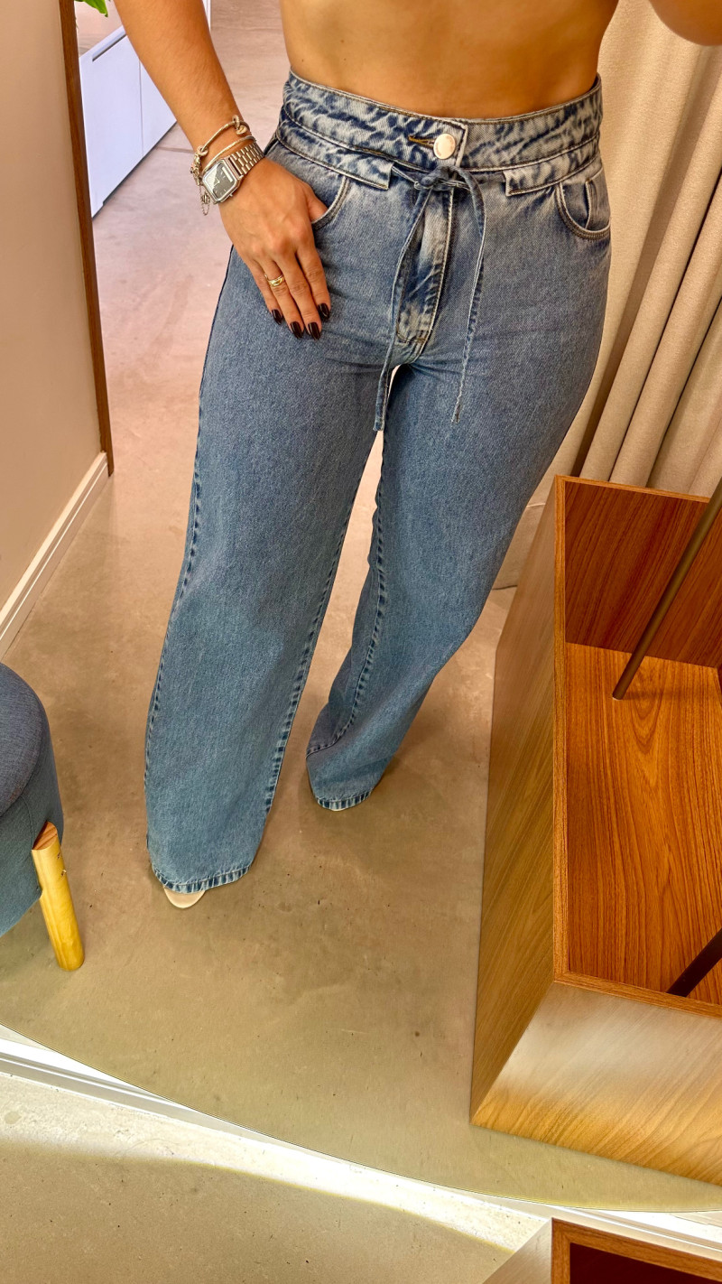 Calça Jeans Reta Barbara