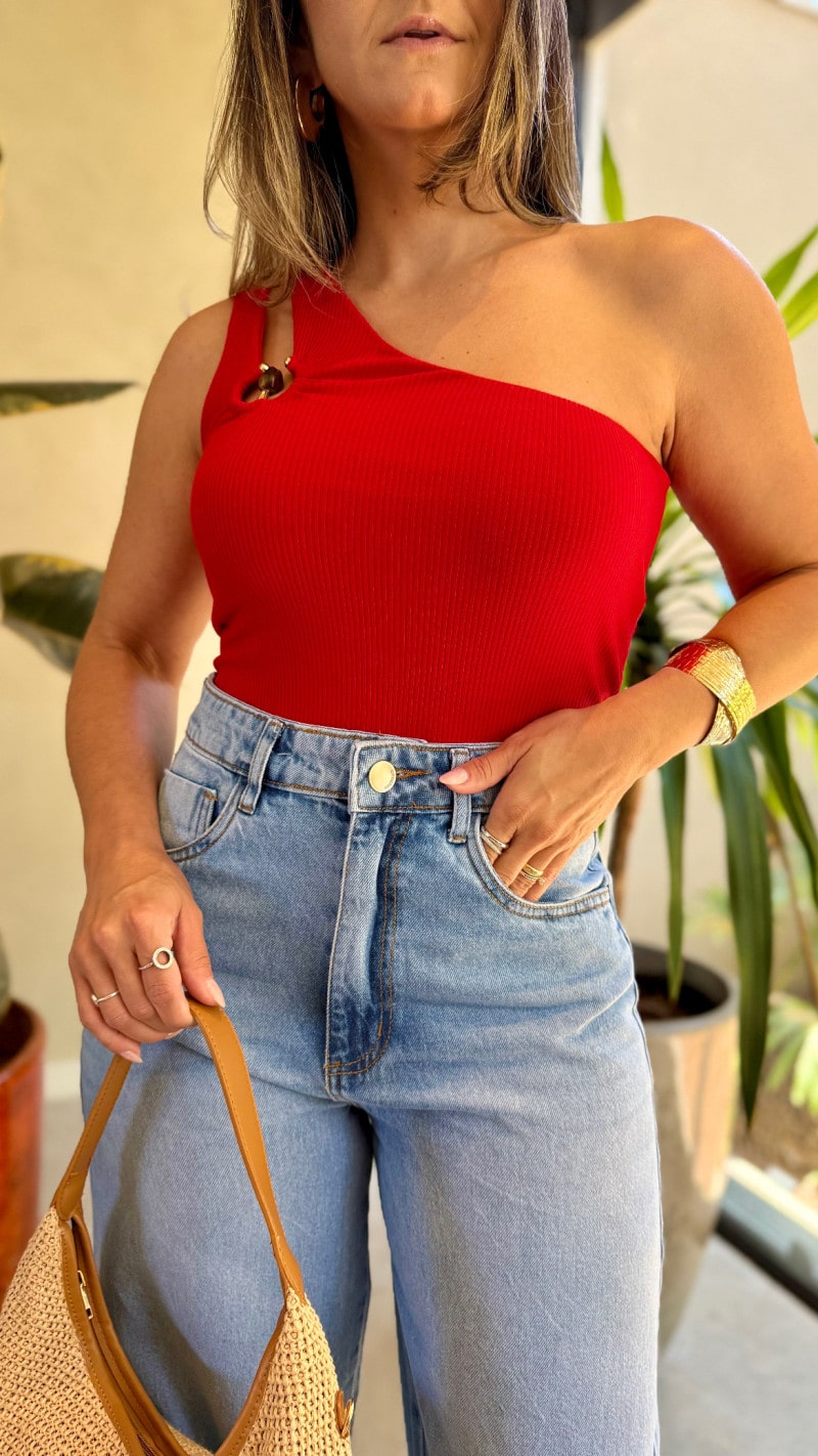 Body Nula Manga Detalhe Emanuelle