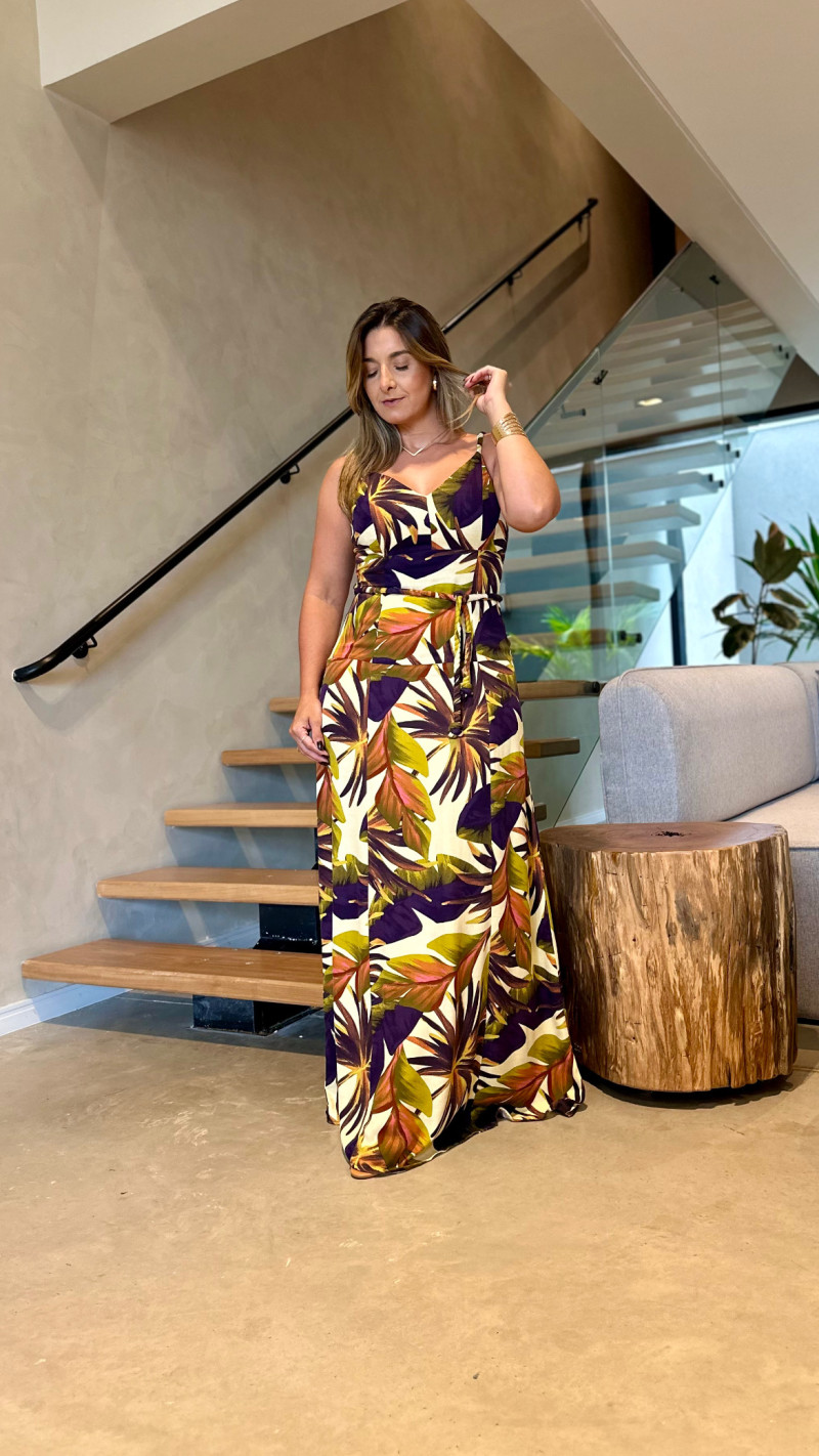 Vestido Alça Longo Carla