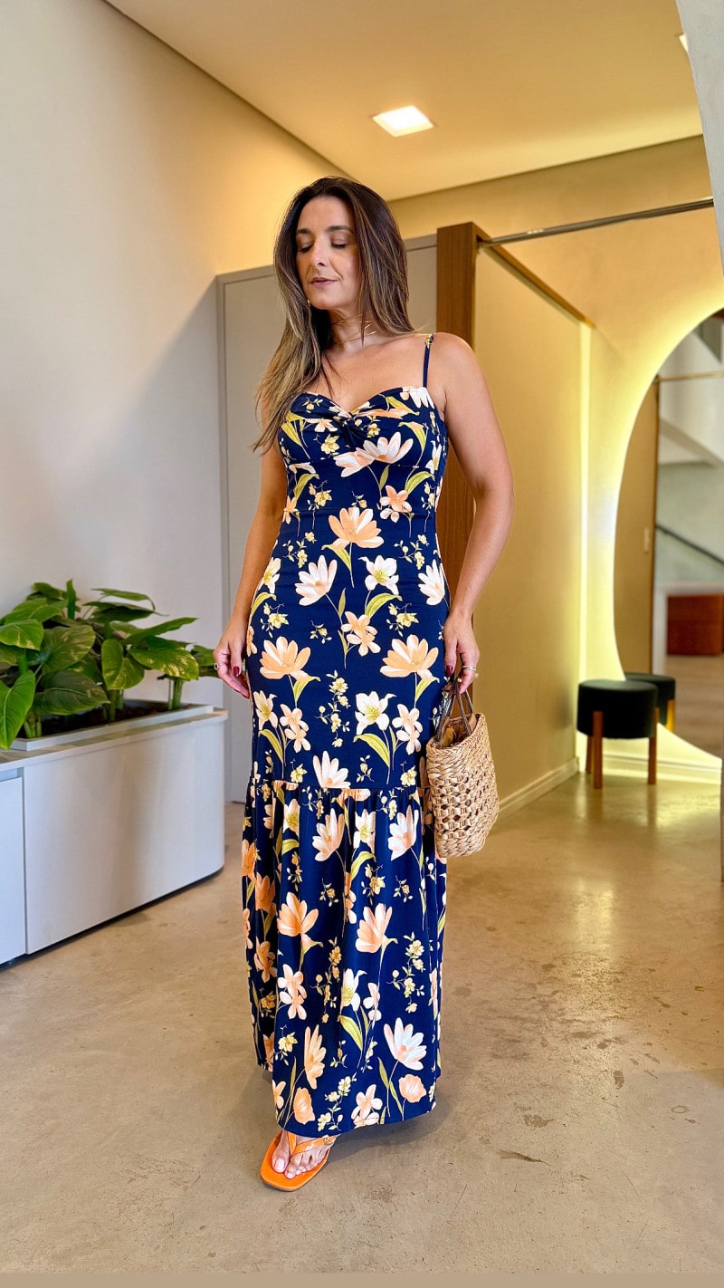 Vestido Longo Alcinha Malu