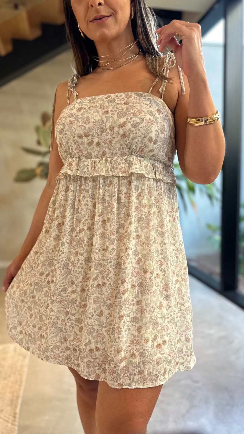 Vestido Curto Alcinha Amarraçao Lily
