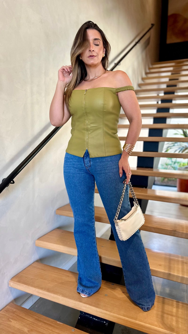Calça Jeans Reta Isadora