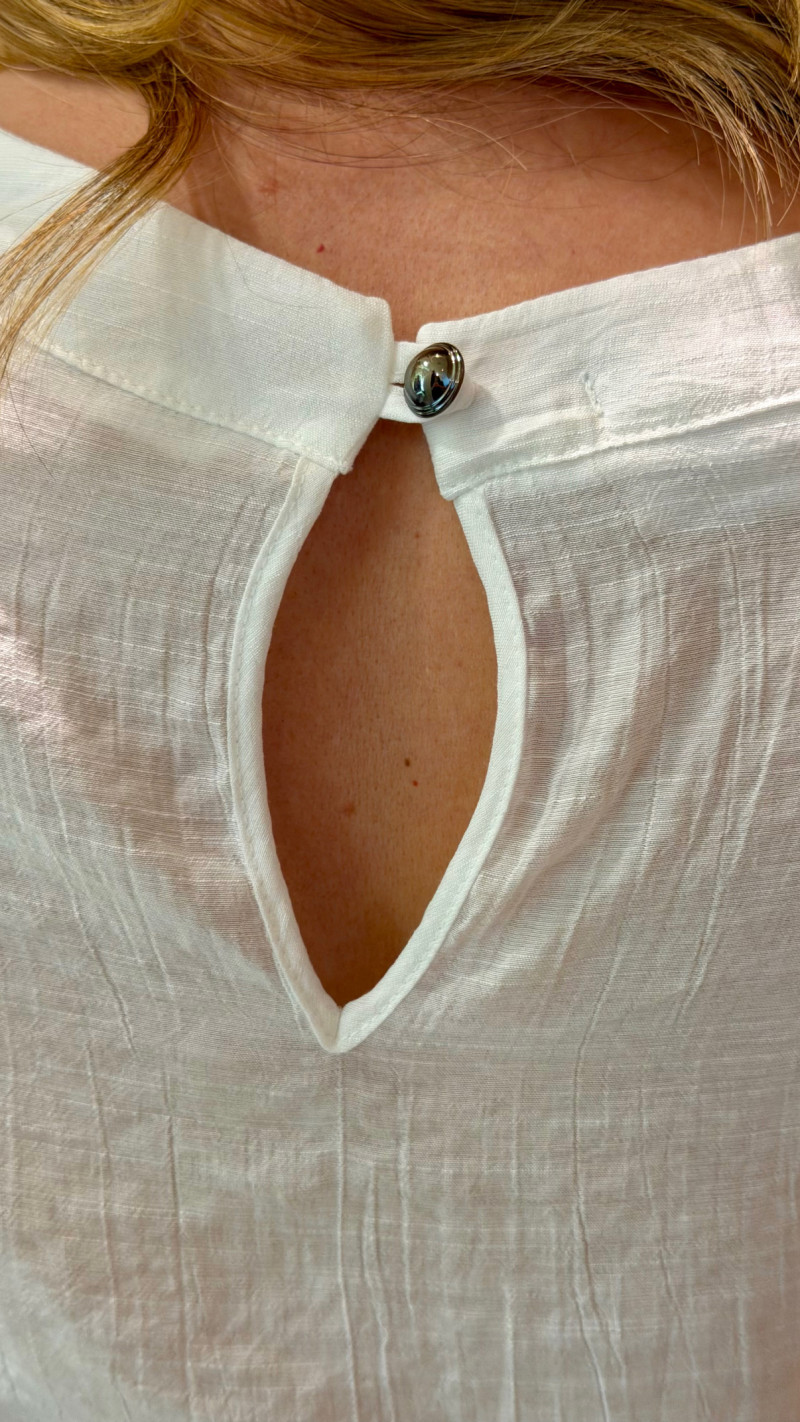 Blusa Detalhe Manga Ariane