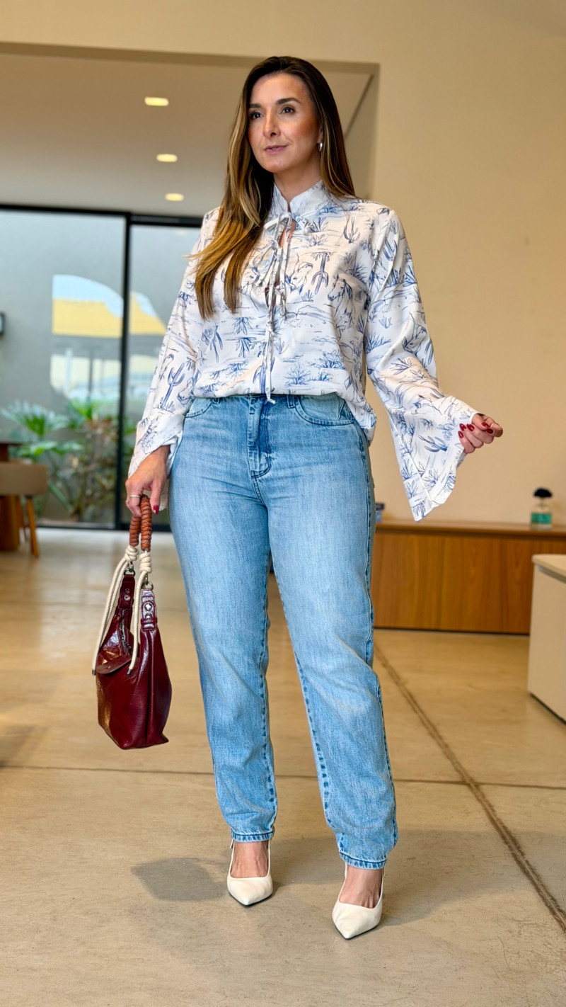 Calça Jeans Mom Andreia