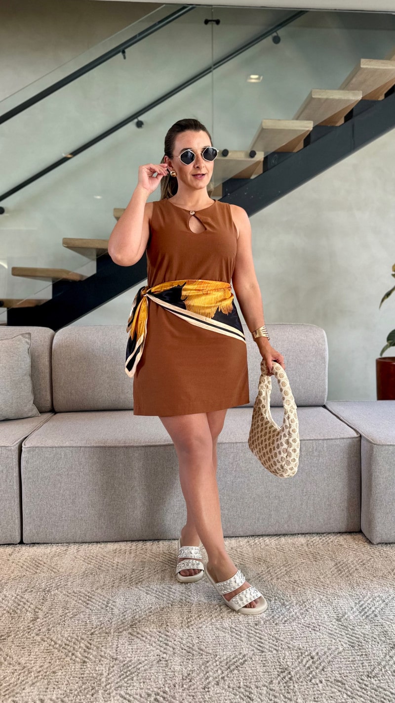 Vestido Curto Alfaiataria Denise
