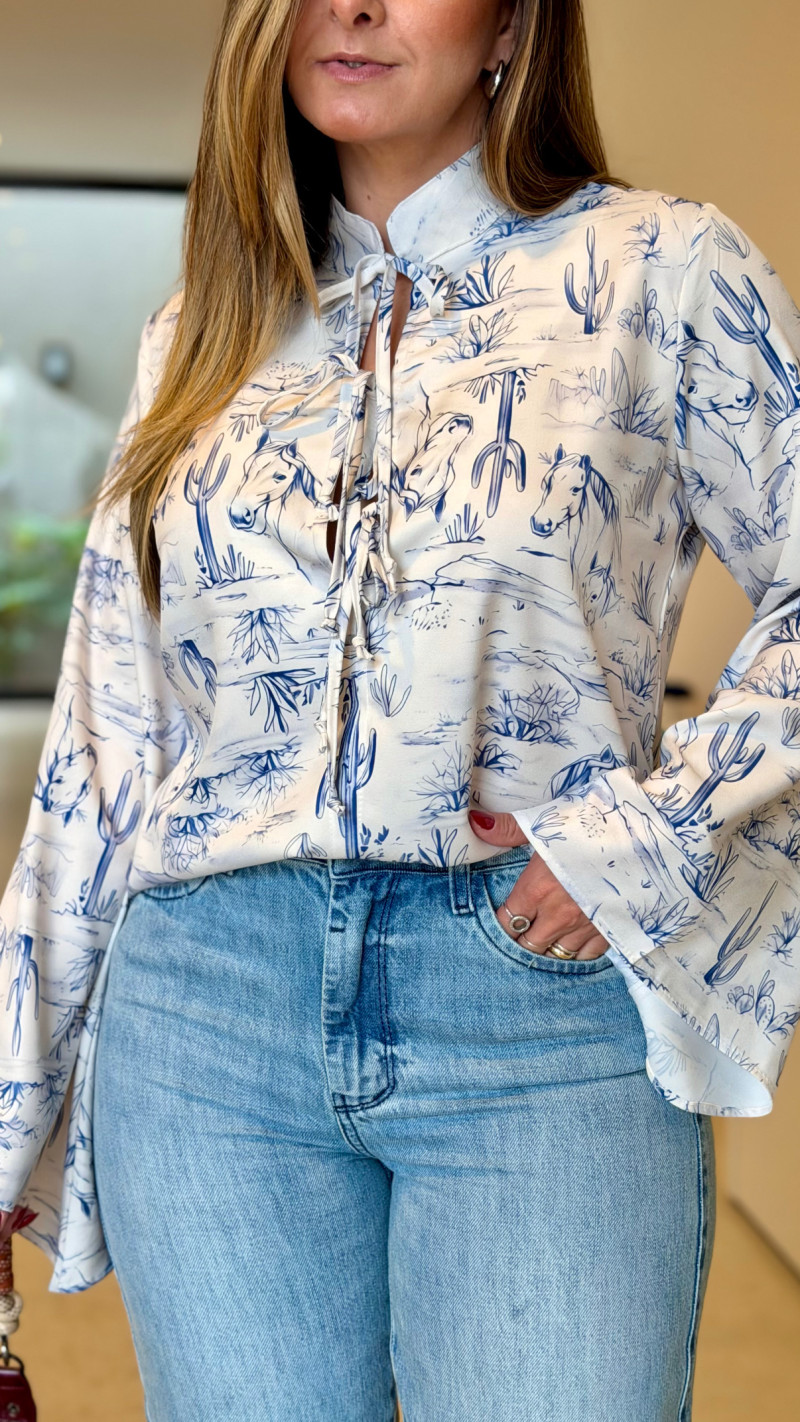 Blusa Bata Jordana